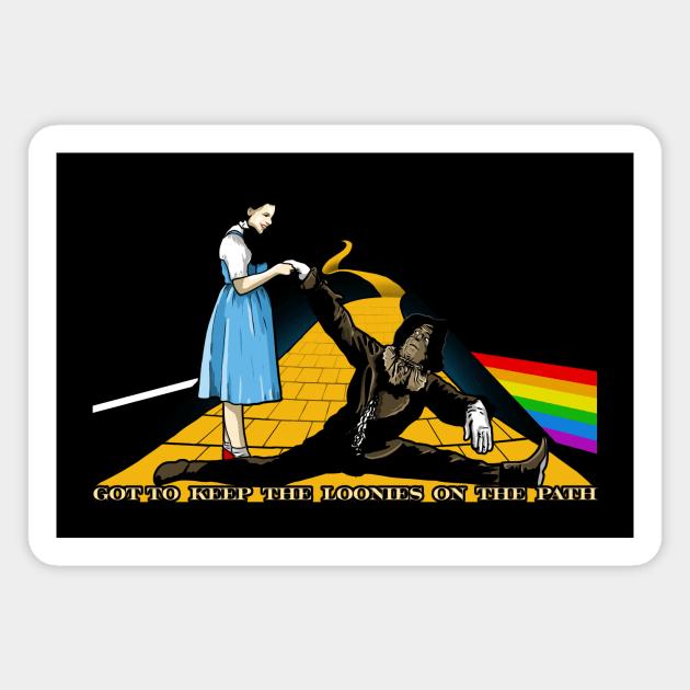 Dark Side Of The Rainbow Magnet by Harley Warren